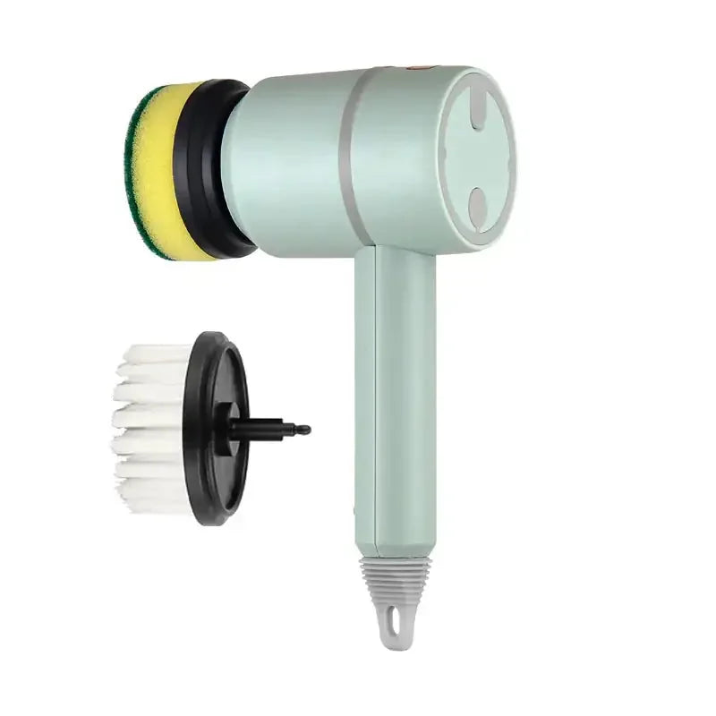 usb rechargeable cleaning brush | stainless steel bristles brush | automatic dishwashing brush | ultrasonic cleaning