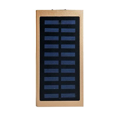 Solar Power Bank | Portable Charger with Dual USB & Solar Panel for Outdoor