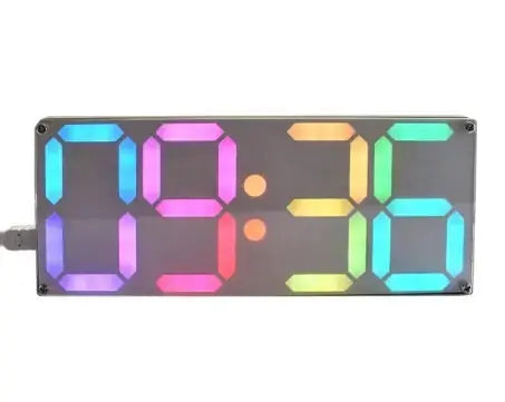 Clock DIY Kit RainbowDigitalTube Clock Kit Shoppergetty