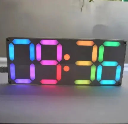 Clock DIY Kit RainbowDigitalTube Clock Kit Shoppergetty