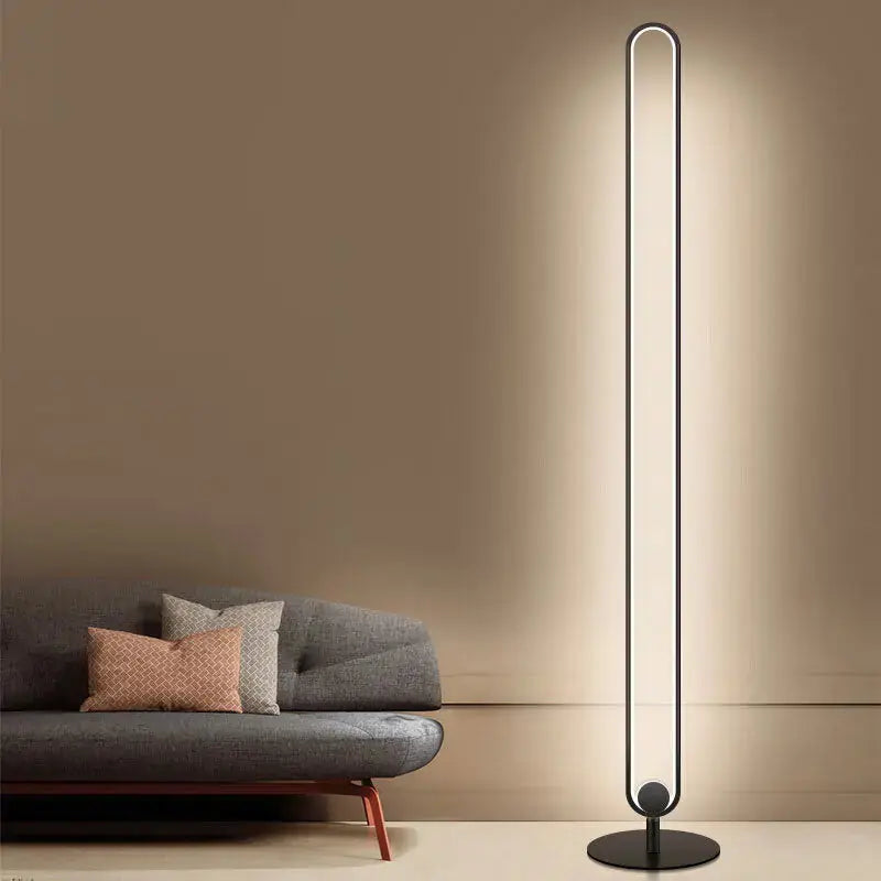 Double Pole Light Luxury Floor Creative Atmosphere Lamp Bedroom Vertical Bedside Creative Eye Protection Lamp Shoppergetty