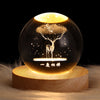 Luminous Crystal Ball Night Lamp - Starry Sky Projection