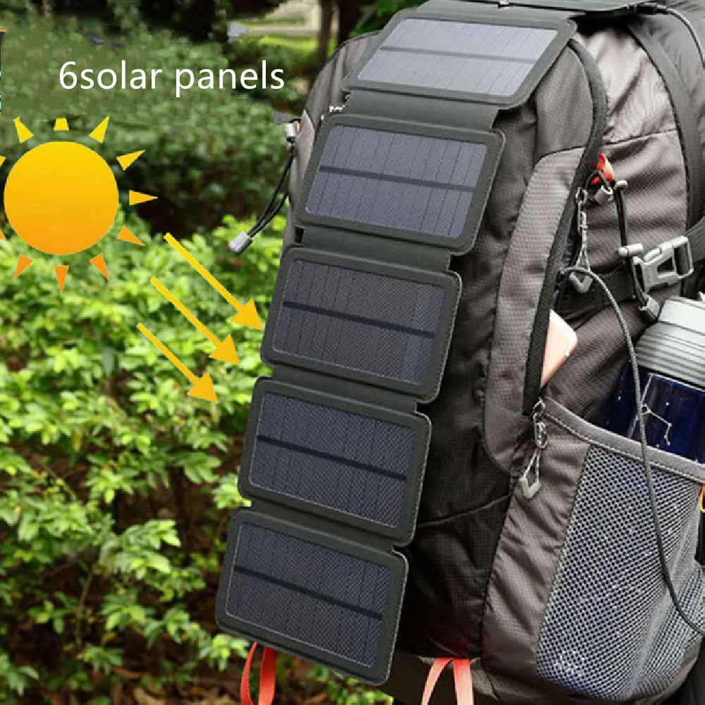 portable solar charger | 5v 21a usb output | camping solar panel | ultrasonic cleaning