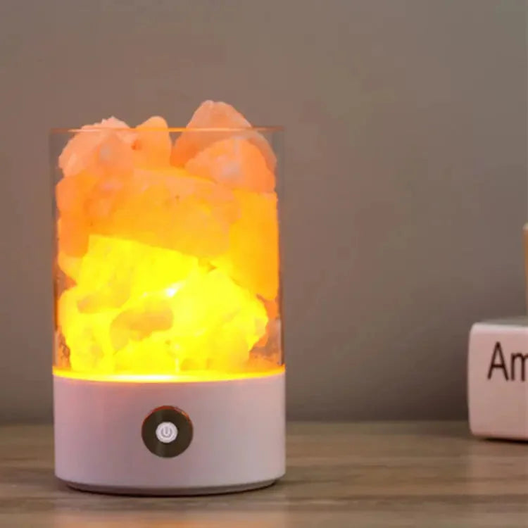 himalayan salt lamp usb powered | rechargeable salt lamp | usb crystal light lamp | energy saving
