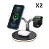 3-in-1 MagSafe Charger for Apple | 15W Fast Wireless Charging Station