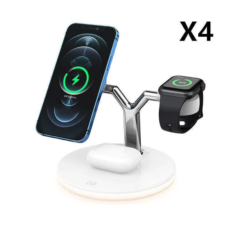 15w fast wireless charging | compact charging stand | apple magsafe compatible | energy saving