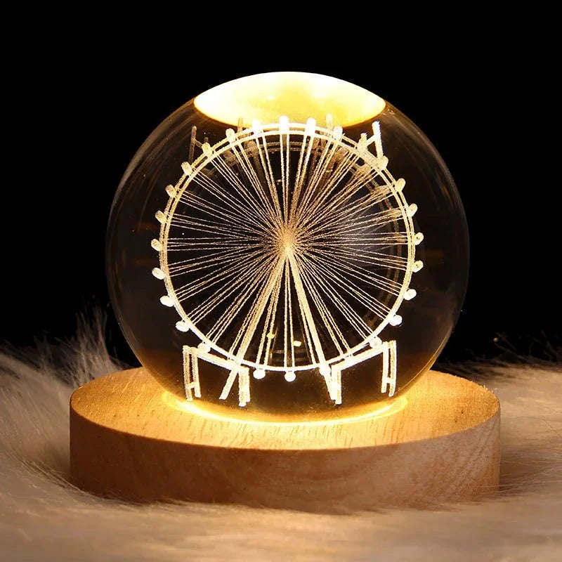 starry sky projection lamp | crystal ball night light | led galaxy projector | energy saving