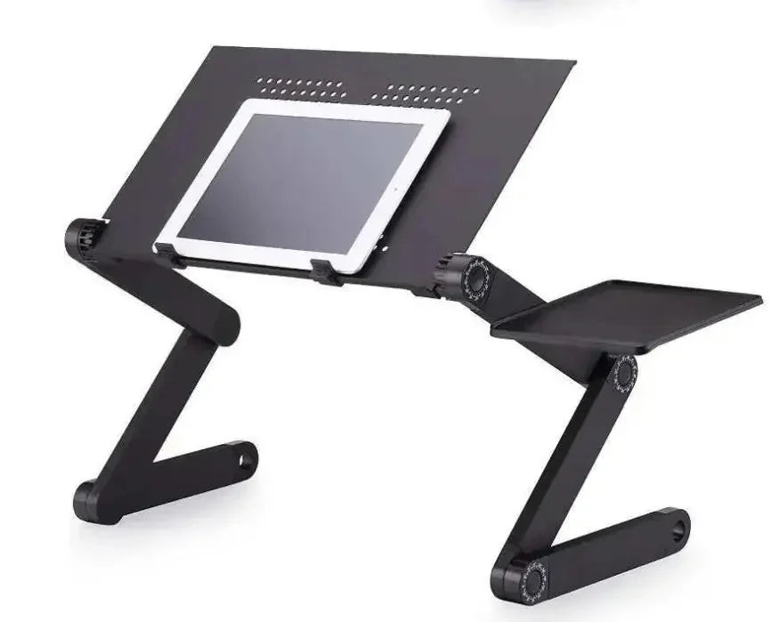 aluminum alloy construction | retractable folding desk | adjustable height laptop table | energy saving
