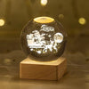 Luminous Crystal Ball Night Lamp - Starry Sky Projection