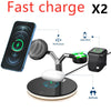 15w fast wireless charging | compact charging stand | apple magsafe compatible | energy saving