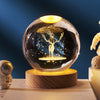 Luminous Crystal Ball Night Lamp - Starry Sky Projection