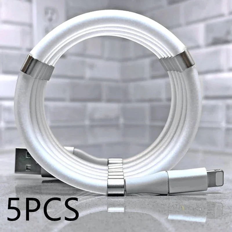 fast charging magnetic cable | durable nylon braided cable | 3-in-1 magnetic charging cord | ultrasonic cleaning