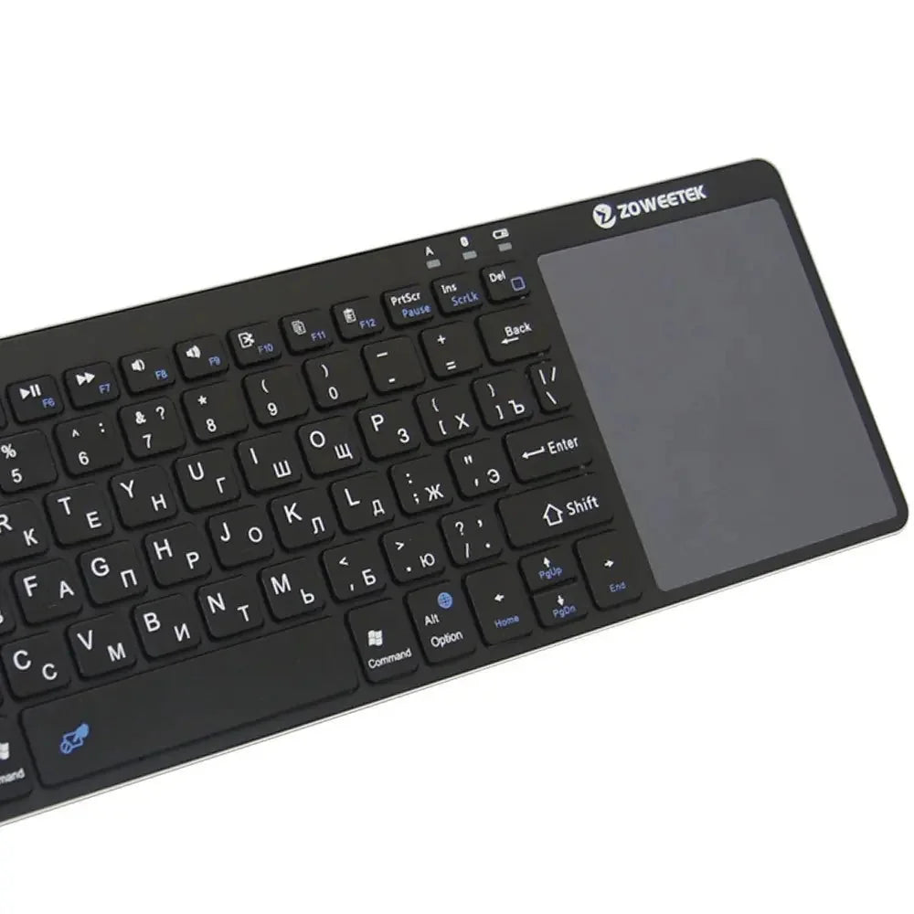 compact wireless keyboard | multi-language support keyboard | mini keyboard with touchpad | energy saving
