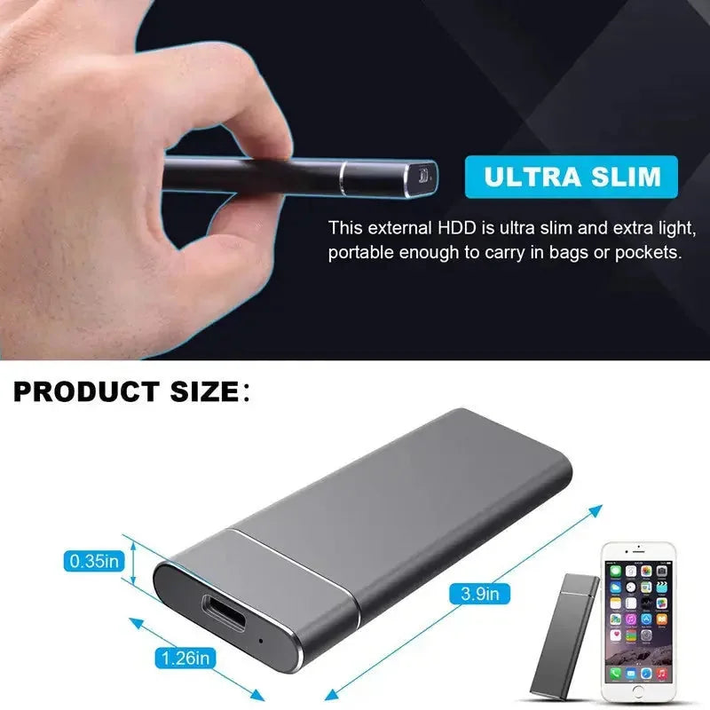 high-speed mobile ssd | portable solid state drive | usb-c external ssd | ultrasonic cleaning