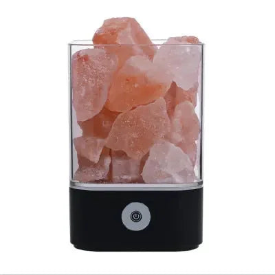 himalayan salt lamp usb powered | rechargeable salt lamp | usb crystal light lamp | energy saving