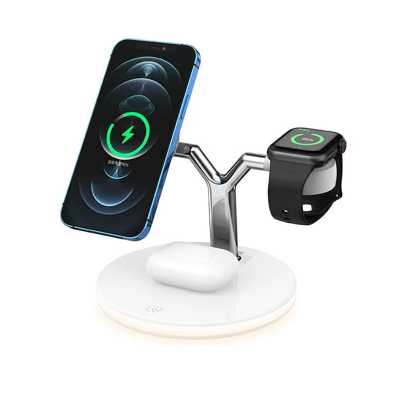 15w fast wireless charging | compact charging stand | apple magsafe compatible | ultrasonic cleaning