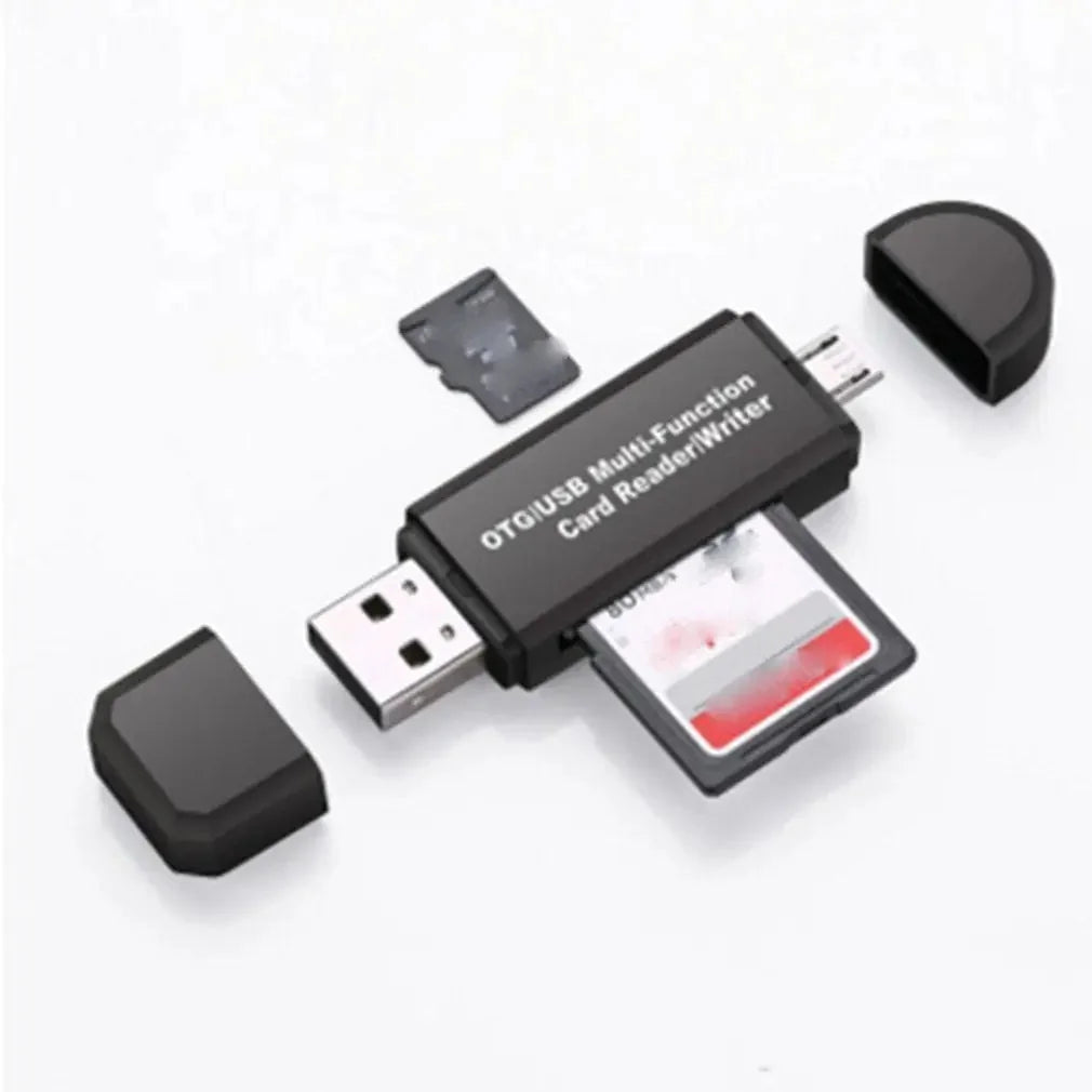 usb-c otg adapter | multi-format card reader | portable data transfer hub | energy saving