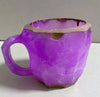 ml resin coffee mug | mineral crystal coffee cup | heat-resistant handle mug | energy saving