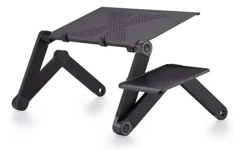 aluminum alloy construction | retractable folding desk | adjustable height laptop table | ultrasonic cleaning