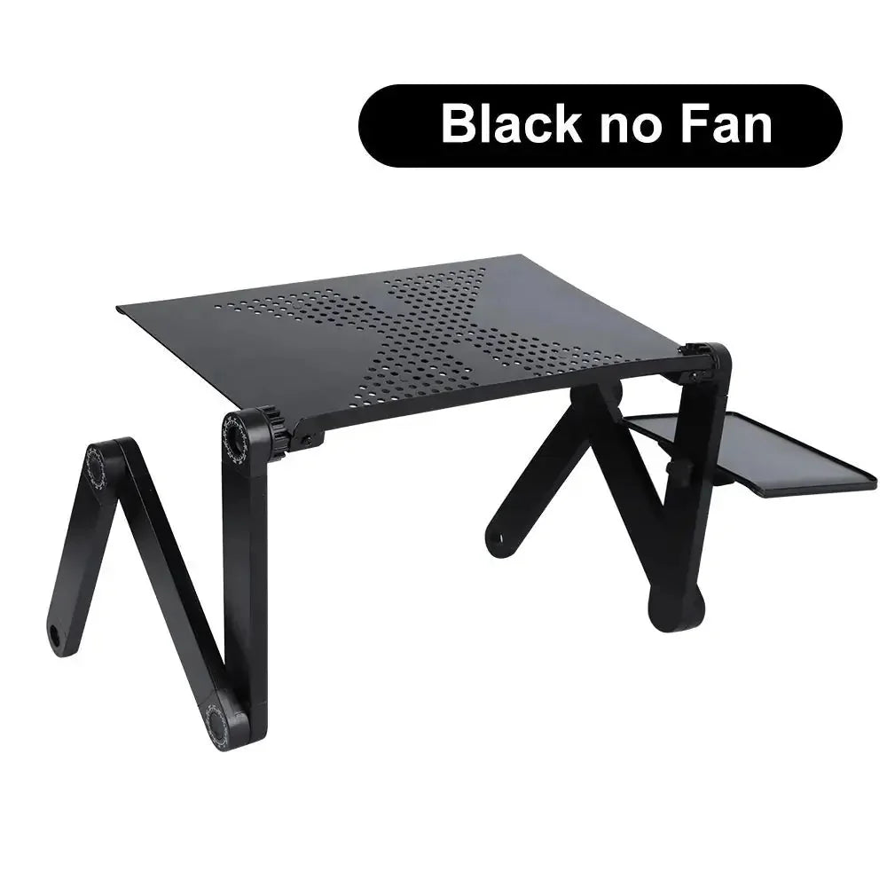 aluminum alloy construction | retractable folding desk | adjustable height laptop table | energy saving