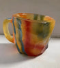 ml resin coffee mug | mineral crystal coffee cup | heat-resistant handle mug | ultrasonic cleaning