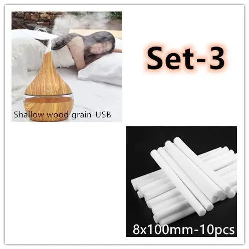 ultrasonic cool mist diffuser | 500ml large capacity aromatherapy | quiet operation for sleep | ultrasonic cleaning