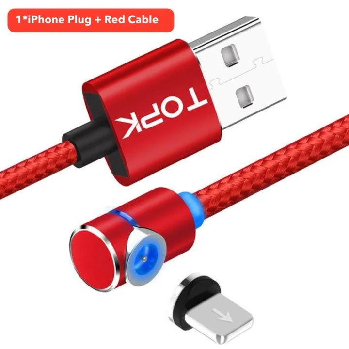 magnetic micro usb cable | tangle-free charging cord | durable nylon braided cable | ultrasonic cleaning