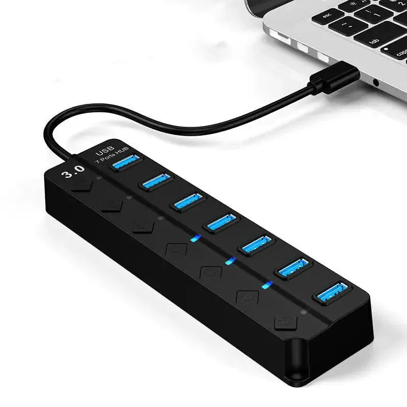 high-speed data transfer hub | aluminum alloy construction | powered usb hub | ultrasonic cleaning