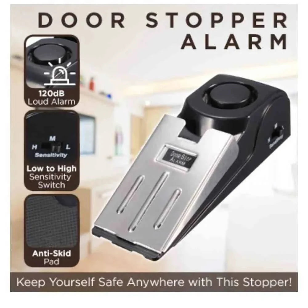 electronic burglar alarm | home security door stop | portable door alarm | energy saving