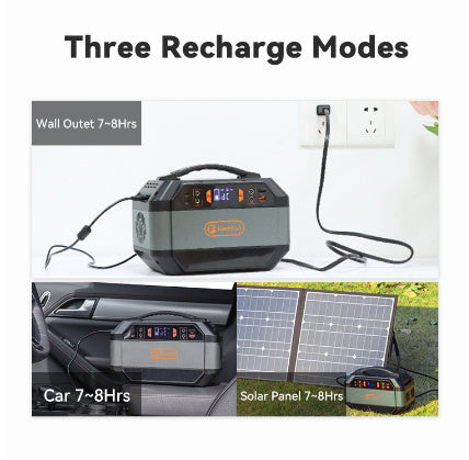 Outdoor 330W Mobile Portable Energy Storage Power Supply 220V Live Camping