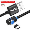 magnetic micro usb cable | tangle-free charging cord | durable nylon braided cable | ultrasonic cleaning