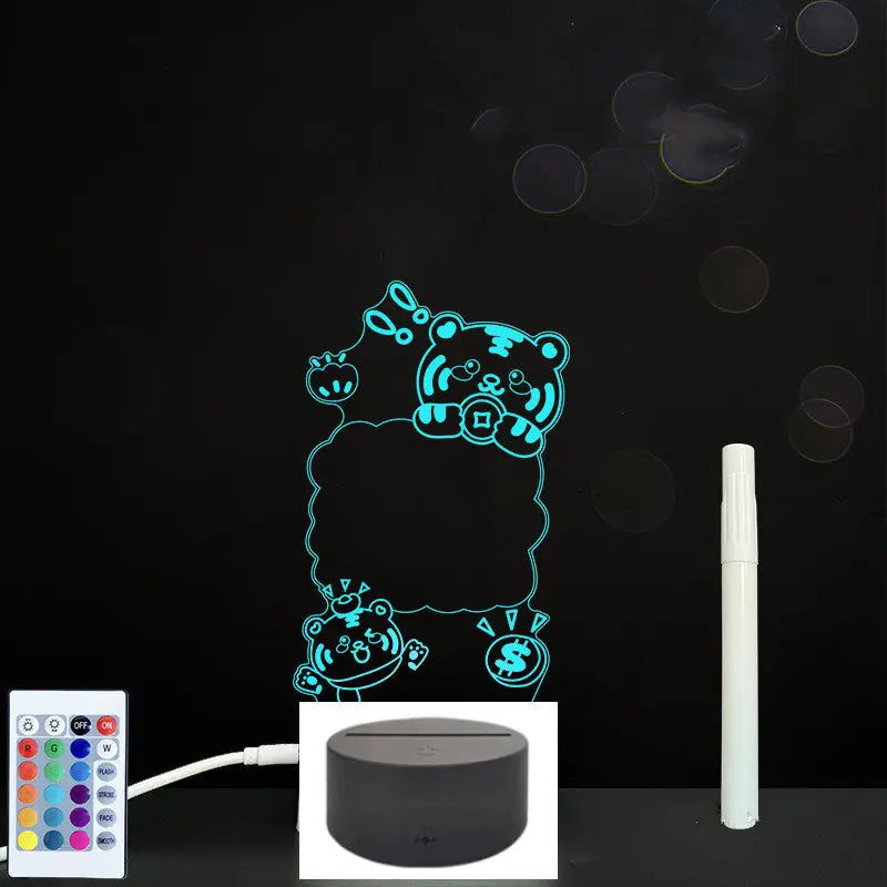 3D Acrylic Board Handwriting Message Board LED Light
