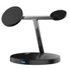 15w fast wireless charging | compact charging stand | apple magsafe compatible | energy saving