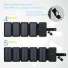 portable solar charger | 5v 21a usb output | camping solar panel | ultrasonic cleaning