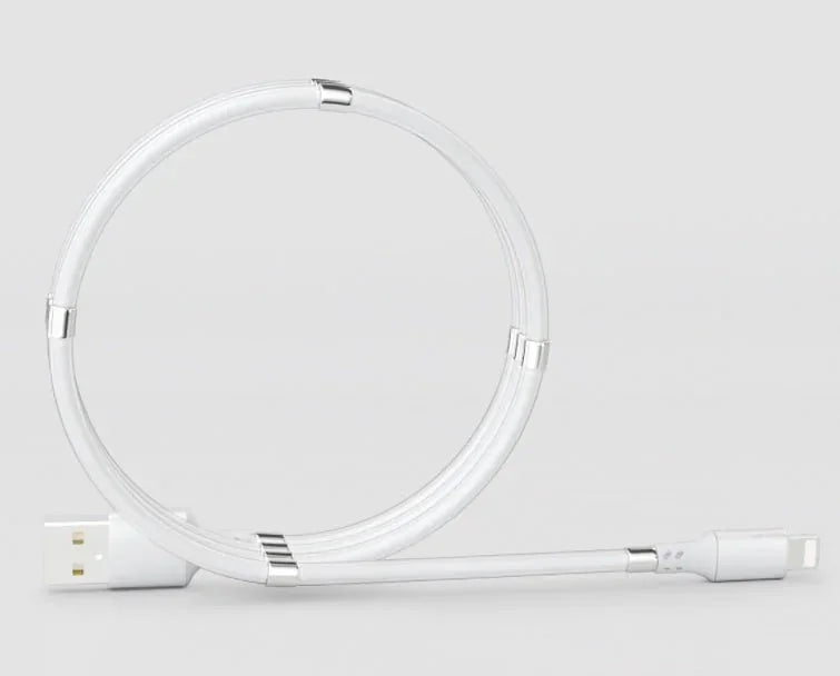 fast charging magnetic cable | durable nylon braided cable | 3-in-1 magnetic charging cord | energy saving