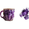 ml resin coffee mug | mineral crystal coffee cup | heat-resistant handle mug | ultrasonic cleaning