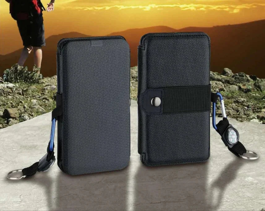 foldable solar charger | 8w solar panel | emergency power supply | ultrasonic cleaning