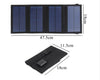 foldable solar charger | 8w solar panel | emergency power supply | ultrasonic cleaning