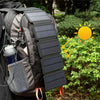 portable solar charger | 5v 21a usb output | camping solar panel | energy saving