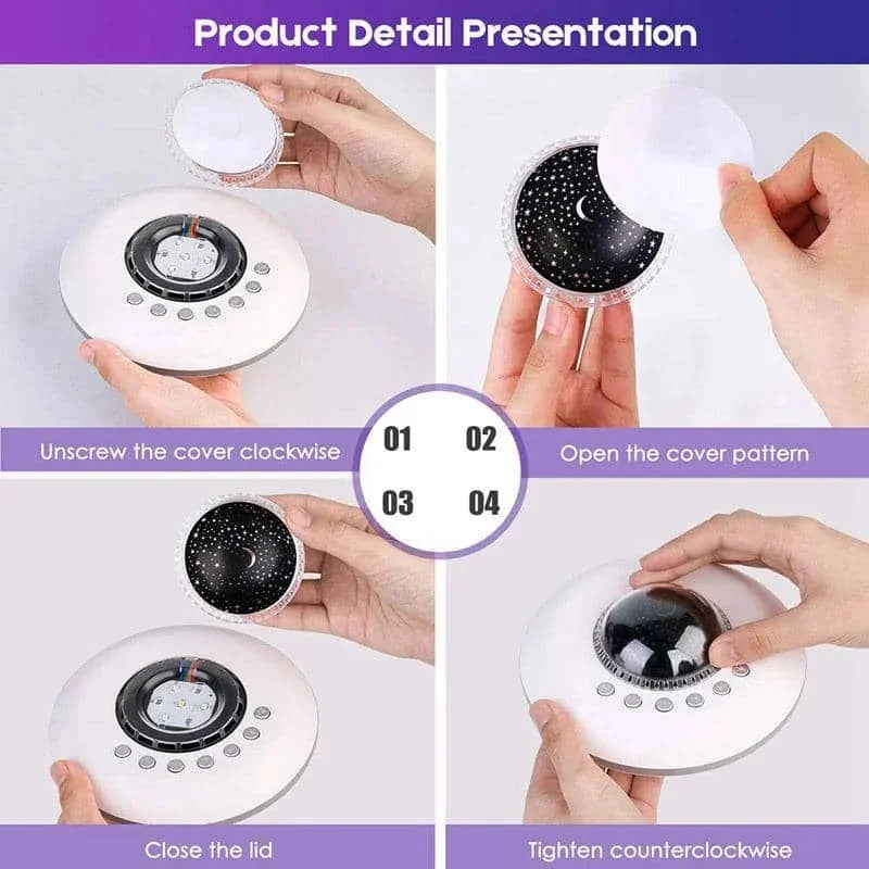 white led night light | baby sleep aid lamp | nursery room lighting | ultrasonic cleaning