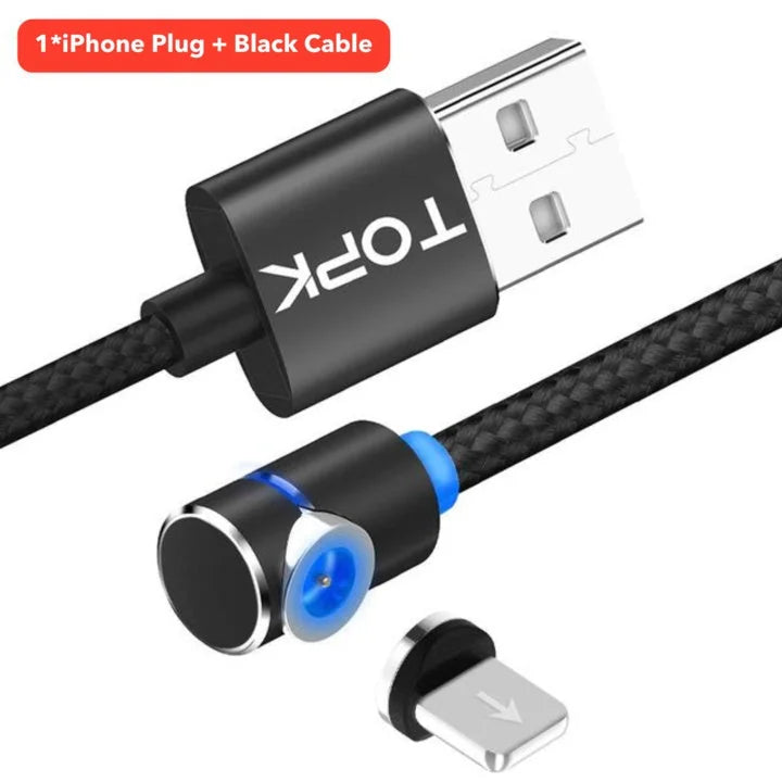 magnetic micro usb cable | tangle-free charging cord | durable nylon braided cable | ultrasonic cleaning