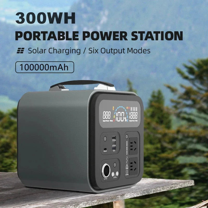 large capacity power bank | portable solar generator | outdoor camping power supply | energy saving