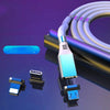 fast charging magnetic cable | durable nylon braided cable | 3-in-1 magnetic charging cord | ultrasonic cleaning