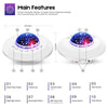 white led night light | baby sleep aid lamp | nursery room lighting | ultrasonic cleaning