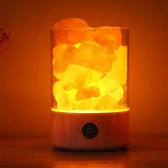 himalayan salt lamp usb powered | rechargeable salt lamp | usb crystal light lamp | energy saving