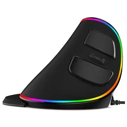 ergonomic vertical mouse | wireless rgb gaming mouse | carpal tunnel relief mouse | energy saving