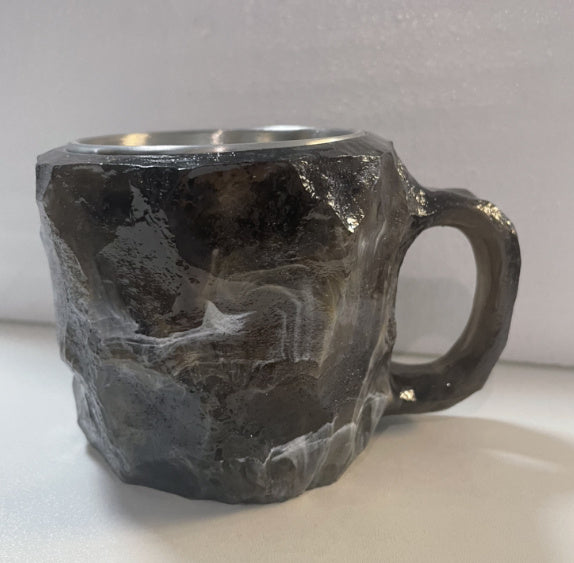 400ml Resin Mineral Crystal Coffee Mug with Handle