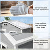 Outsunny 6 X 4ft Outdoor Shed With Foundation, Lockable Door, Vents, Windows, Plastic Shed For Tool Storage, Grey