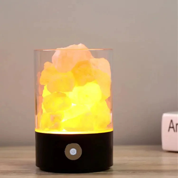himalayan salt lamp usb powered | rechargeable salt lamp | usb crystal light lamp | ultrasonic cleaning