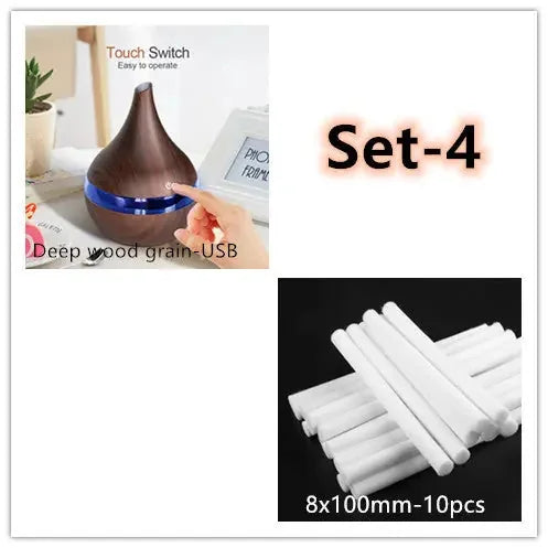 ultrasonic cool mist diffuser | 500ml large capacity aromatherapy | quiet operation for sleep | energy saving